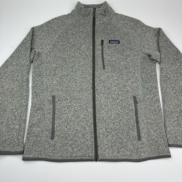 Patagonia Men's Gray Activewear Better Sweater Fleece Casual Jacket M/C42.75 - Picture 1 of 14